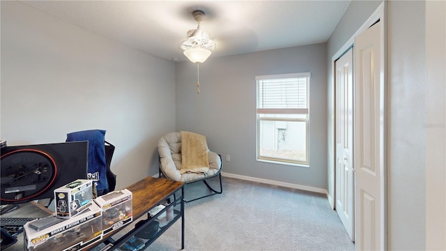 10115 Paradise Fish Dr, Riverview, FL 33578 - carpeted home office with baseboards