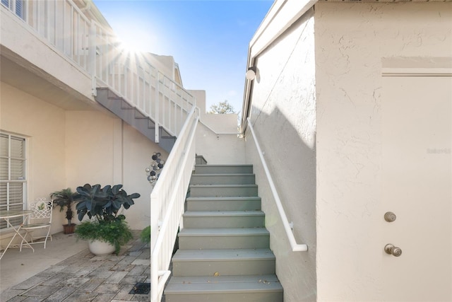 view of staircase