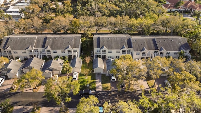 bird's eye view featuring a residential view