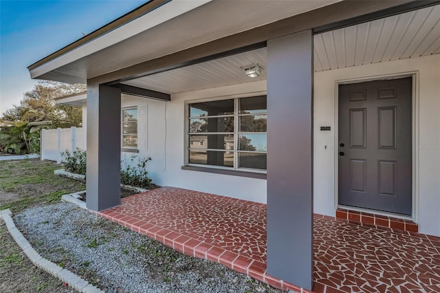 view of property entrance