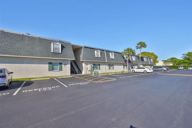 view of uncovered parking lot