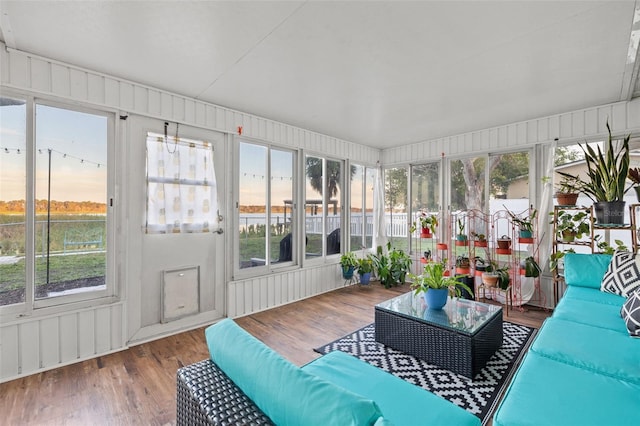 sunroom featuring a healthy amount of sunlight