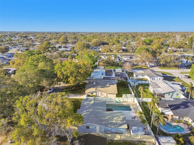 drone / aerial view featuring a residential view