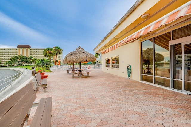 view of patio / terrace featuring outdoor dining area