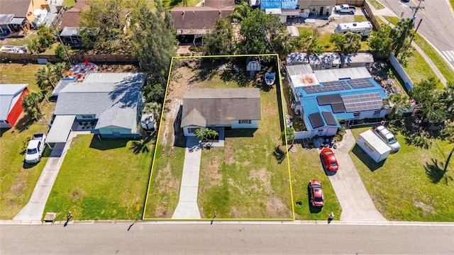 birds eye view of property featuring a residential view