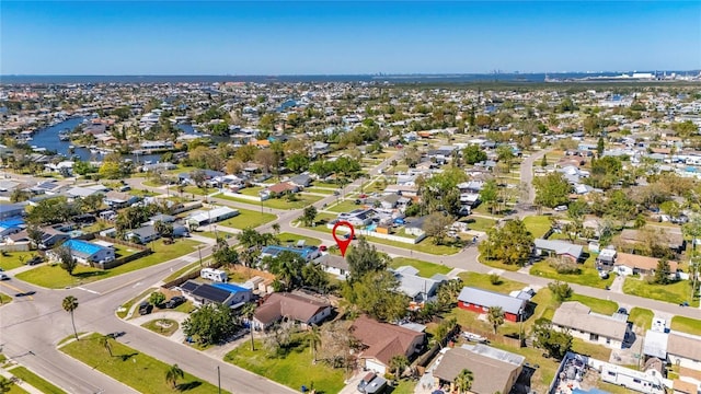 bird's eye view featuring a residential view