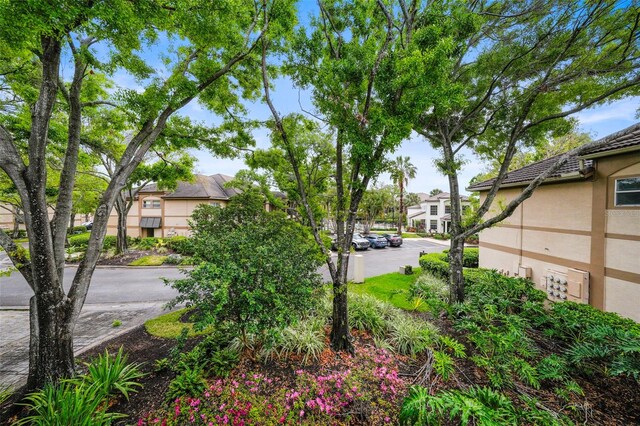 view of yard with a residential view