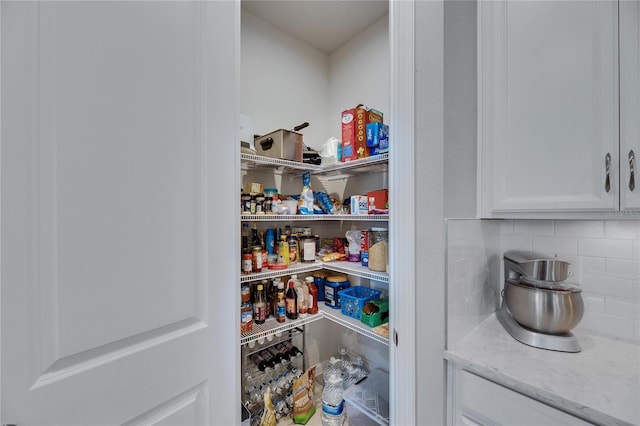 view of pantry