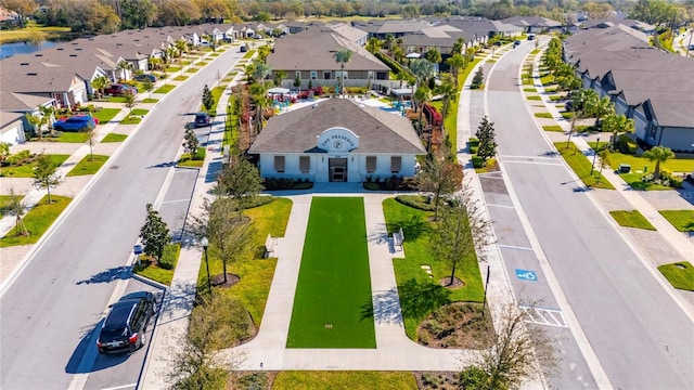 drone / aerial view featuring a residential view