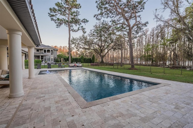 5914 Fitzgerald Rd, Odessa, FL 33556 - view of pool featuring a patio area and fence