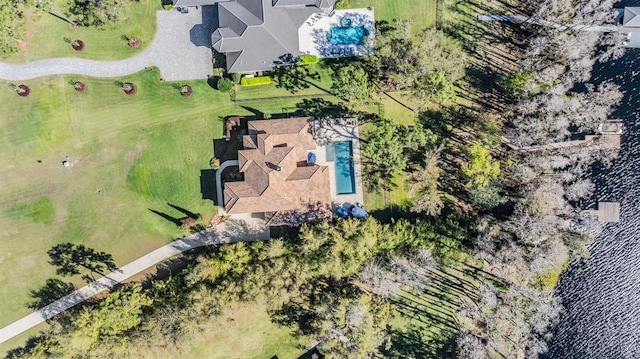 5914 Fitzgerald Rd, Odessa, FL 33556 - bird's eye view of a pool area