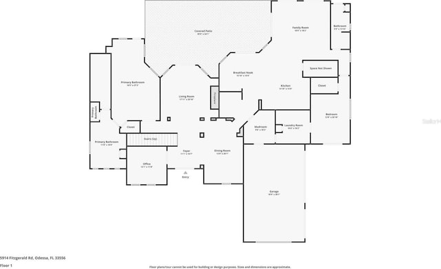 5914 Fitzgerald Rd, Odessa, FL 33556 - floor plan / room layout