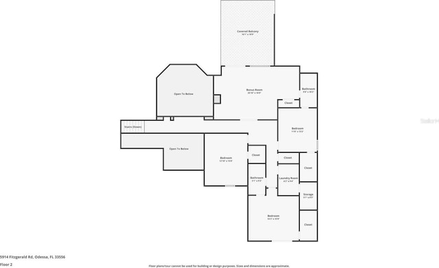 5914 Fitzgerald Rd, Odessa, FL 33556 - home floor plan