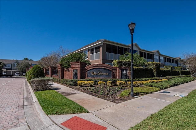 view of property featuring a residential view