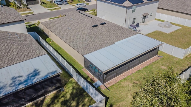 6494 Beverly Hills Dr, Zephyrhills, FL 33541 - drone / aerial view with a residential view