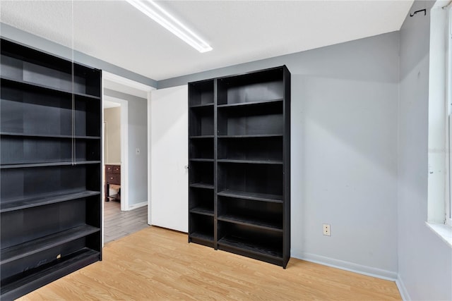 interior space with wood finished floors