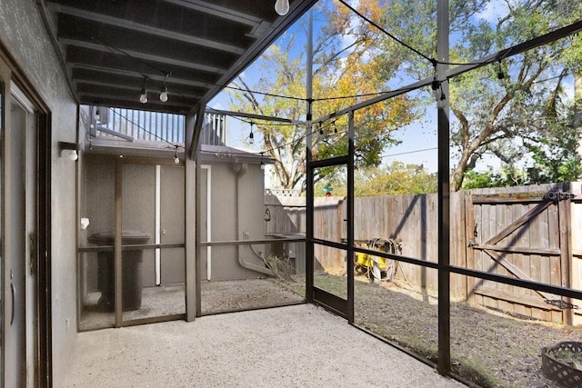 view of patio / terrace with a fenced backyard