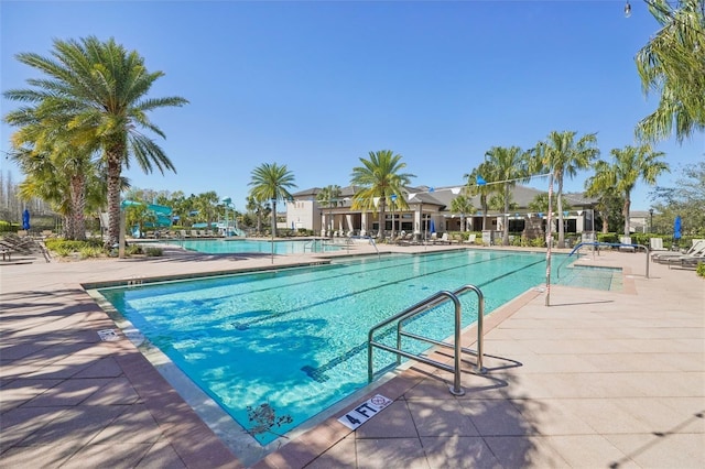 community pool featuring a patio