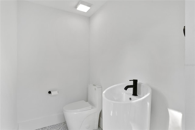 bathroom with toilet