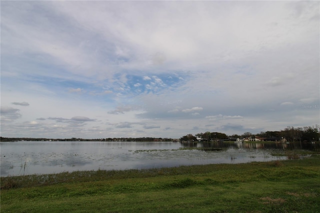 view of water feature