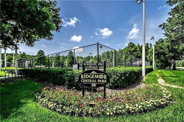 3798 Darston St, Palm Harbor, FL 34685 - view of property's community featuring fence and a yard