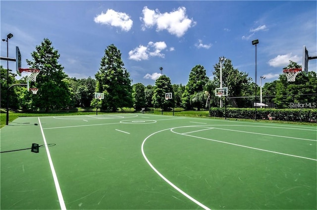 3798 Darston St, Palm Harbor, FL 34685 - view of basketball court with community basketball court