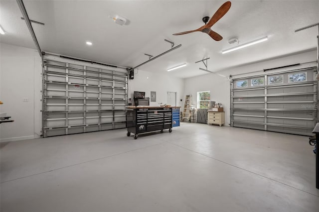 garage featuring electric panel