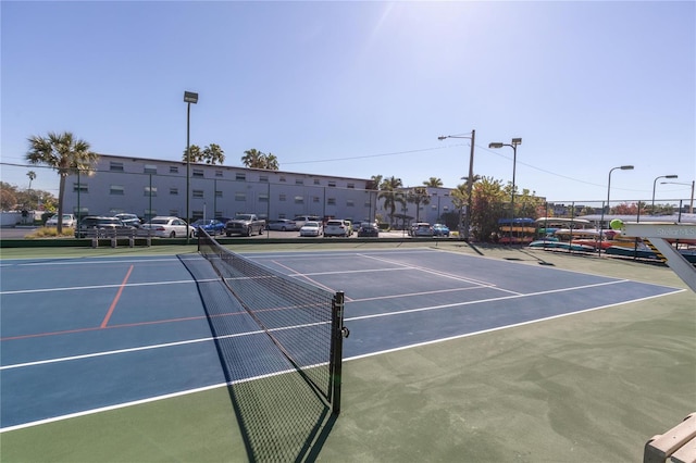 view of sport court