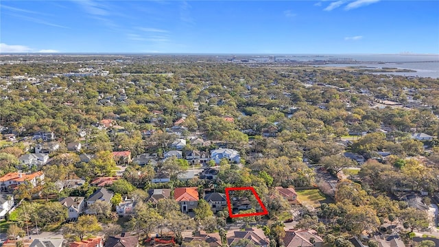 bird's eye view featuring a residential view