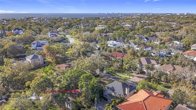 birds eye view of property featuring a residential view