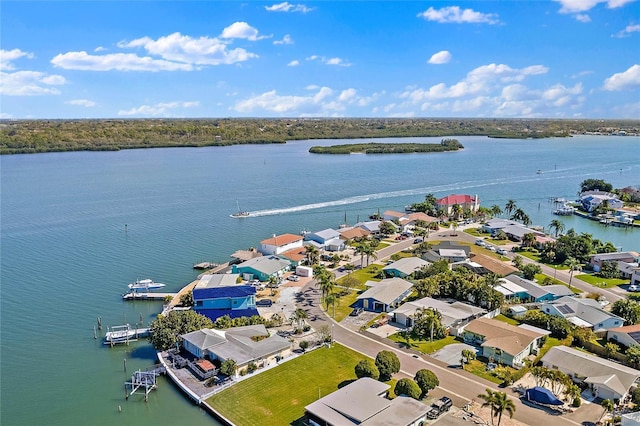 330 176th Avenue Cir, Redington Shores, FL 33708 - aerial view with a residential view and a water view