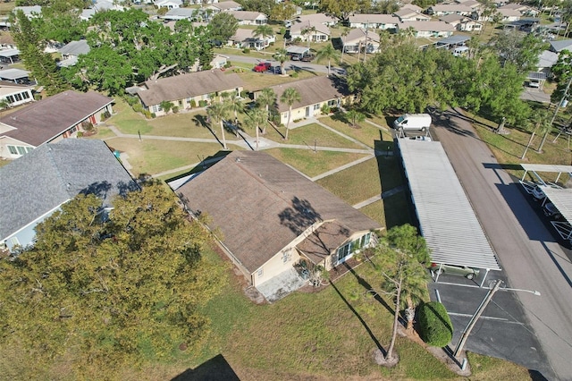 bird's eye view featuring a residential view