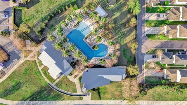 bird's eye view featuring a residential view