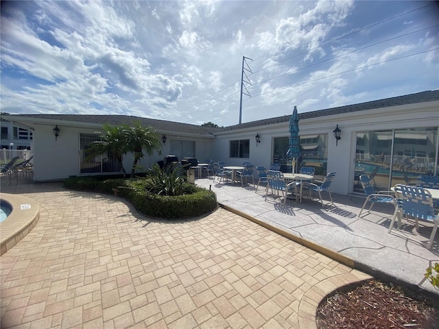 view of patio / terrace with outdoor dining space