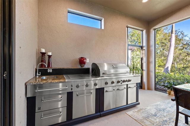 9708 Highland Park Pl, Palmetto, FL 34221 - view of patio featuring a sink and exterior kitchen