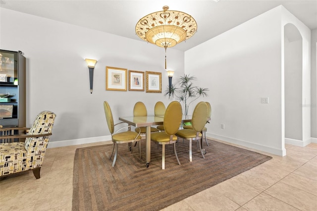9708 Highland Park Pl, Palmetto, FL 34221 - tiled dining space with baseboards