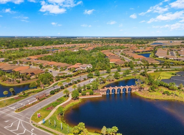 9708 Highland Park Pl, Palmetto, FL 34221 - aerial view of residential area featuring a large body of water