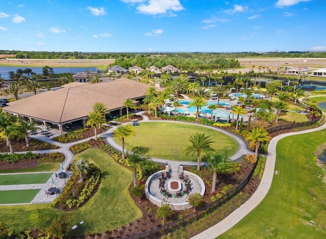 9708 Highland Park Pl, Palmetto, FL 34221 - drone / aerial view of a nearby body of water