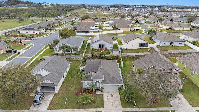 drone / aerial view featuring a residential view