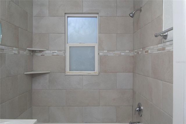 bathroom featuring tub / shower combination