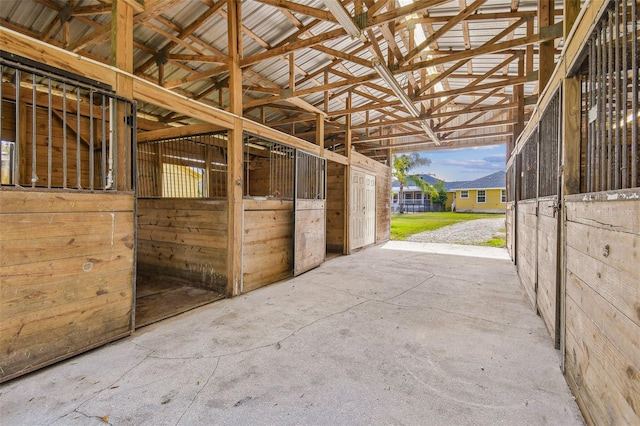 view of stable