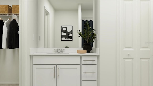 full bathroom featuring vanity