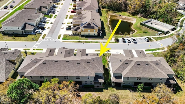 bird's eye view featuring a residential view