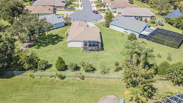 drone / aerial view featuring a residential view