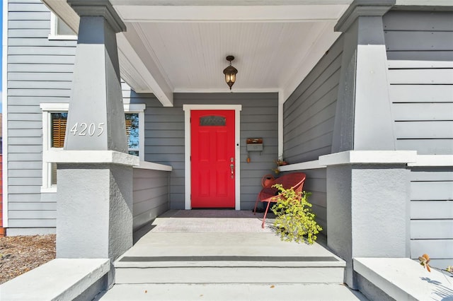 view of property entrance