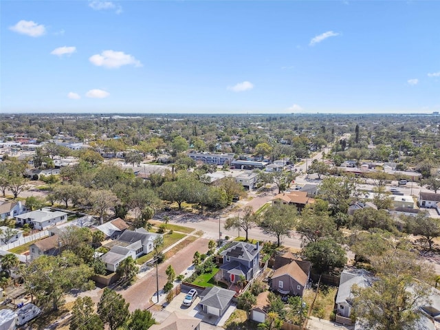 bird's eye view featuring a residential view