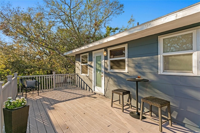 view of deck