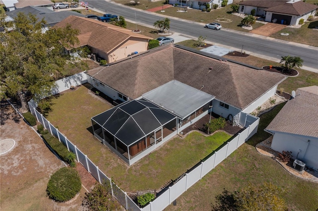 drone / aerial view featuring a residential view