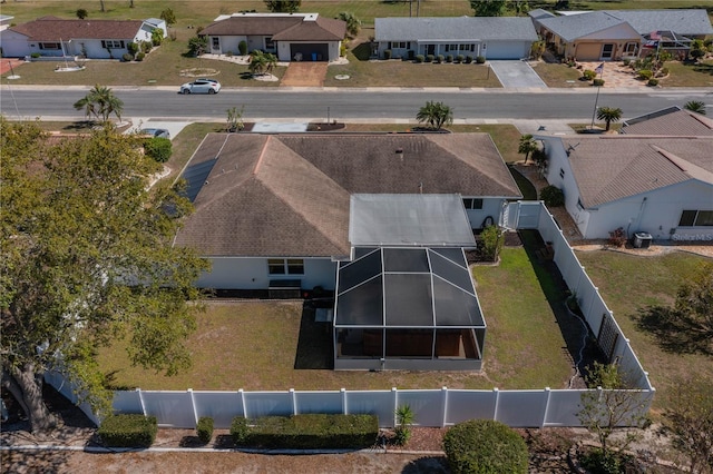 birds eye view of property featuring a residential view