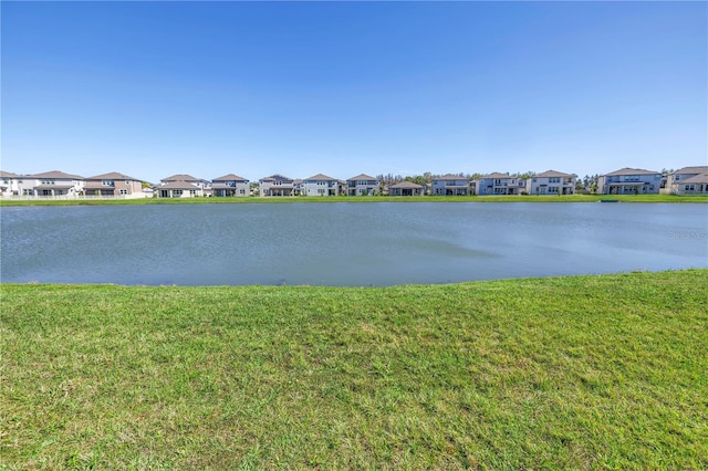 water view with a residential view